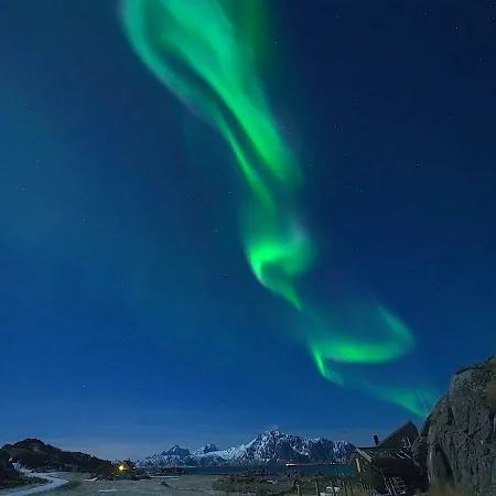 Midnight Sun Lofoten Chalet Bostad